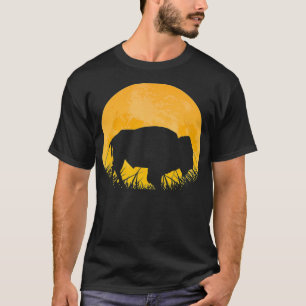 T-shirt Gaur Easy Halloween tenue bison indien O Moon Cos