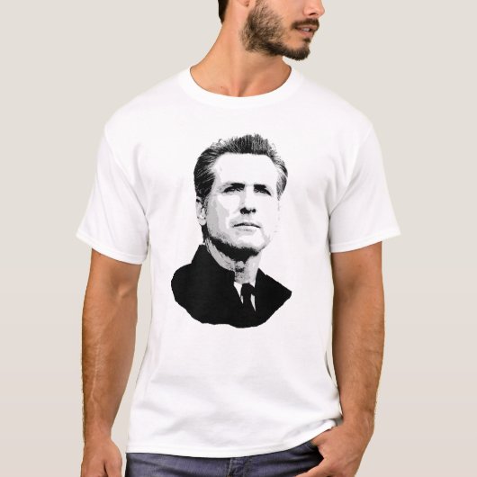 T-shirt Gavin Newsom (Devant)