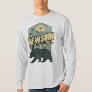 T-shirt Gavin Newsom 2028 Résister Protéger Défendre