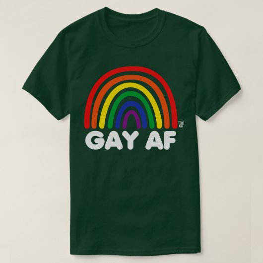 T-SHIRT GAY AF 1 (Design devant)