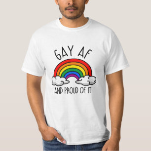 T-shirt GAY AF et fier de lui