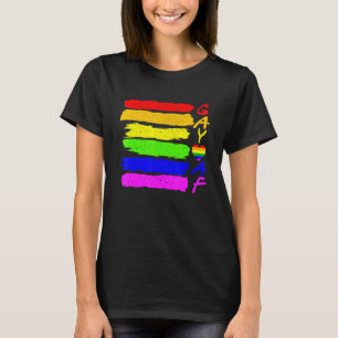 T-shirt Gay Af Pride Mois Lgbt Lgbtq Drapeau Rainbow Grung