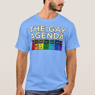 T-shirt Gay Agenda LGBTQ Pride Moth Rainbow Supporter