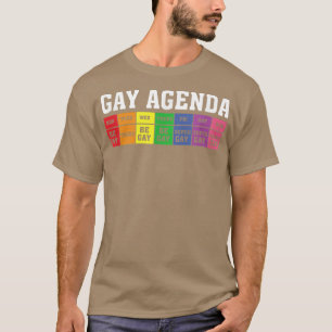 T-shirt Gay Agenda Vêtements