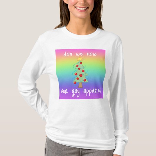 T-shirt Gay Arc-en-ciel (Devant)