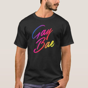 T-shirt Gay Bae Cute tendance Unique Gay pride esthétique 