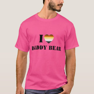 T-SHIRT GAY BEAR FIDE I HEART DADDY BEAR