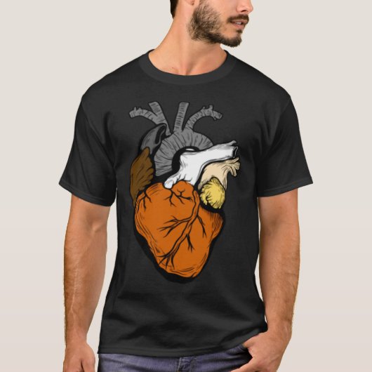T-shirt Gay Bear Pride Coeur LGBT Retro (Devant)