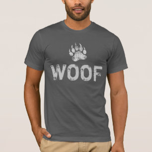 T-shirt Gay Bear Pride patte d'ours en détresse WOOF