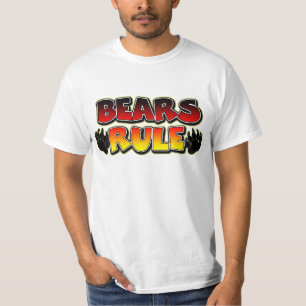T-shirt Gay Bears Rule Double Paw effet relevé -T-shirt