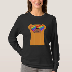 T-shirt Gay Carlin Lgbtq Pride Stuff pour Ados Rainbow Sun