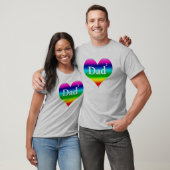 T-shirt Gay Dad Squared LGBT (Unisexe)
