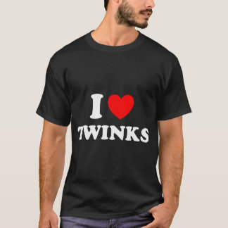 T-shirt Gay Daddy I Love Twinks
