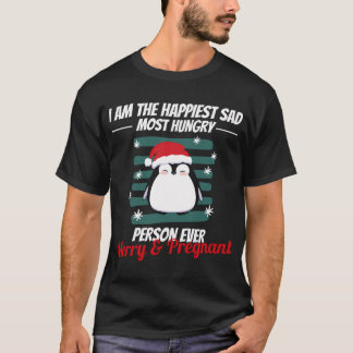 T-shirt Gay et enceinte, je suis la plus triste heureuse l
