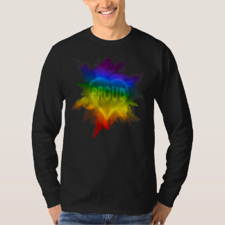 T-shirt Gay Flag Pride Arc-en-ciel Top Explove Love Lgbtq 