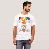 T-shirt Gay Furries Fier D'Être Différent Fursuit Happy Fu (Devant entier)