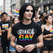 T-shirt Gay Goth