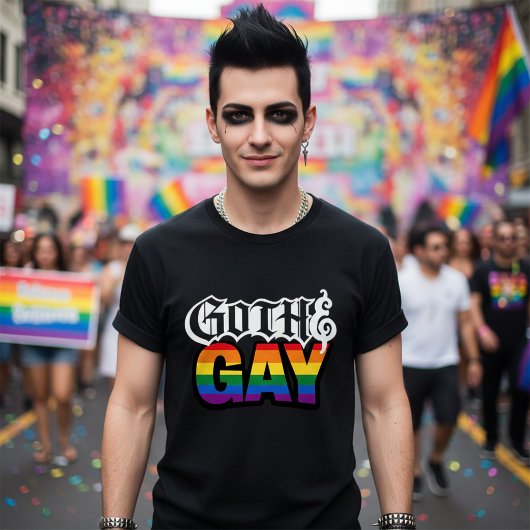 T-shirt Gay Goth