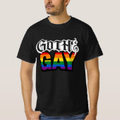 T-shirt Gay Goth (Devant)
