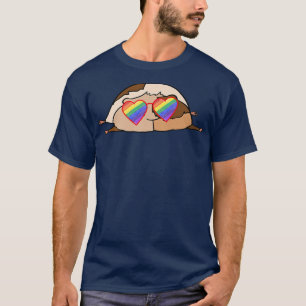 T-shirt Gay Guinée Pig Lover Girls LGBTQ Pride Rainbow Stu