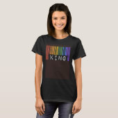 T-shirt Gay King Barcode Trendy Queer Pride Flag Aesthetic (Devant entier)