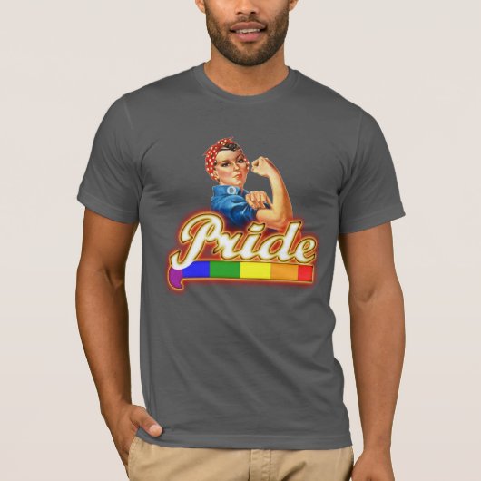 T-shirt Gay Lebian pride (Devant)