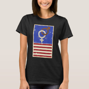 T-shirt Gay Love Pride USA LGBTQ+ Jolie esthétique