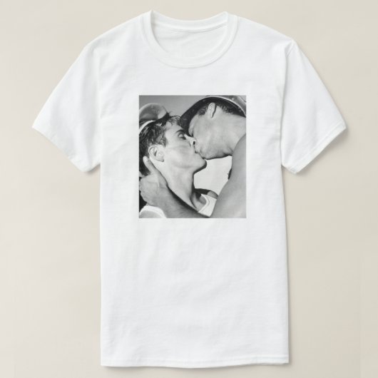 T-SHIRT GAY MALE KISS (Design devant)