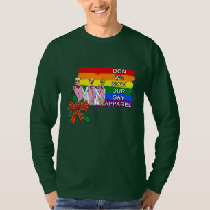 T-shirt Gay Men's Koor Kerst