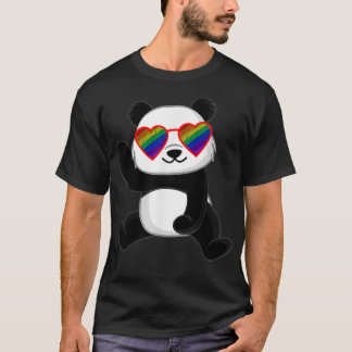 T-shirt Gay Panda Queer Pride Stuff LGBTQ Ados Rainbow Su