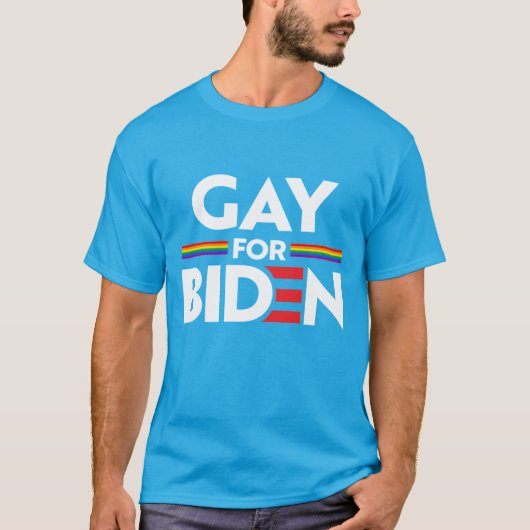 T-SHIRT GAY POUR JOE BIDEN (Devant)