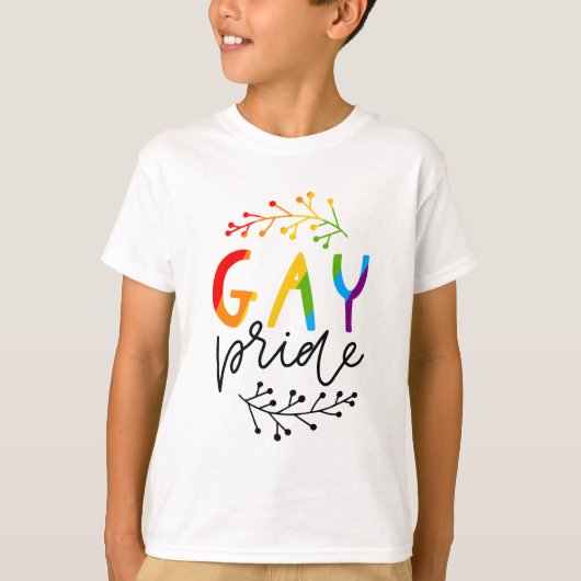 T-shirt Gay pride (Devant)