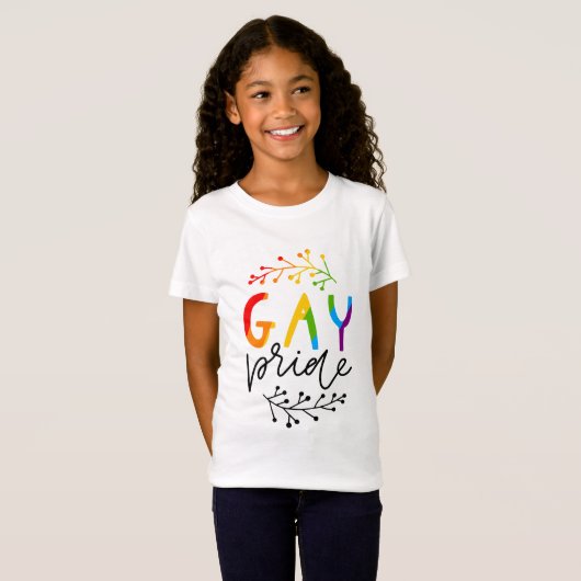 T-Shirt Gay pride (Devant entier)