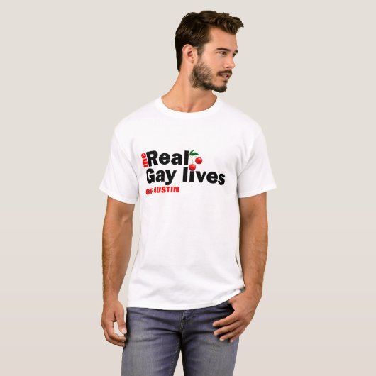 T-shirt Gay pride Austin (Devant entier)