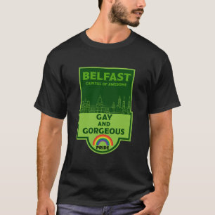 T-shirt Gay pride Belfast - Brighton Irlande LGBT -