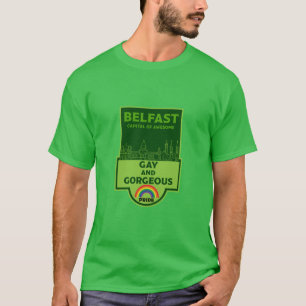 T-shirt Gay pride Belfast - Brighton Irlande LGBT -