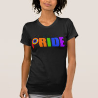 Gay pride Bold belles lettres arc-en-ciel
