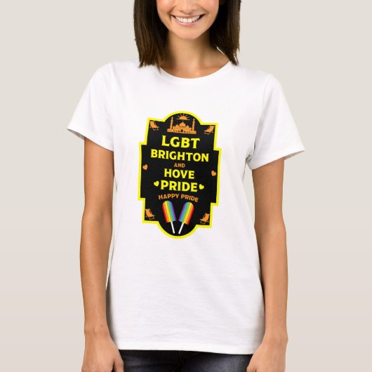 T-shirt Gay pride Brighton (Devant)
