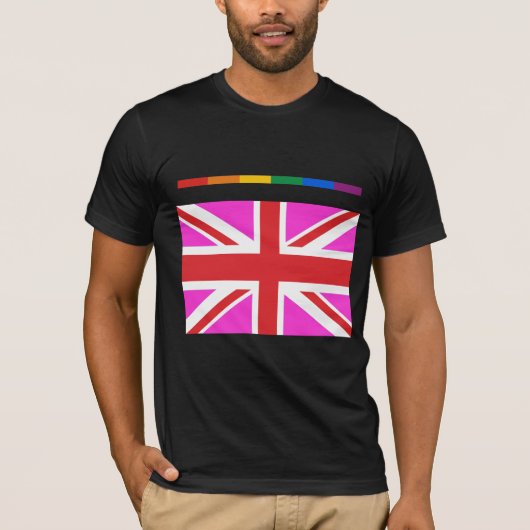 T-shirt Gay pride britannique (Devant)