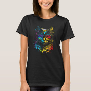 T-shirt Gay pride Chat Animal Pride Mois LGBT Cute Equali
