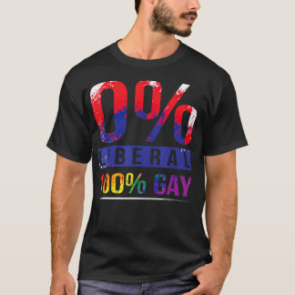 T-shirt Gay pride conservateur Rainbow Flag LGBT T