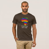 T-SHIRT GAY PRIDE DE L'AFRIQUE (Devant entier)
