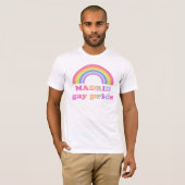 T-shirt Gay pride de Madrid - Arc-en-ciel (Devant entier)