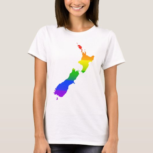 T-shirt Gay pride de NZ (Devant)