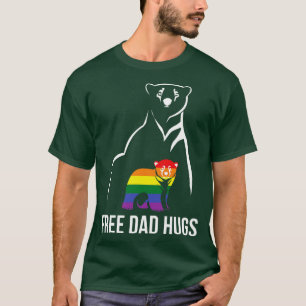 T-shirt Gay pride de papa de bras LGBT Rainbow Men