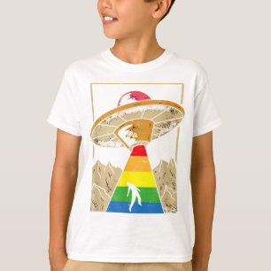 T-shirt Gay pride d'enlèvement Alien Gaylien Lgbt
