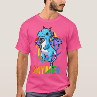 T-shirt Gay pride Dragon Gaymer Lgbt Pride