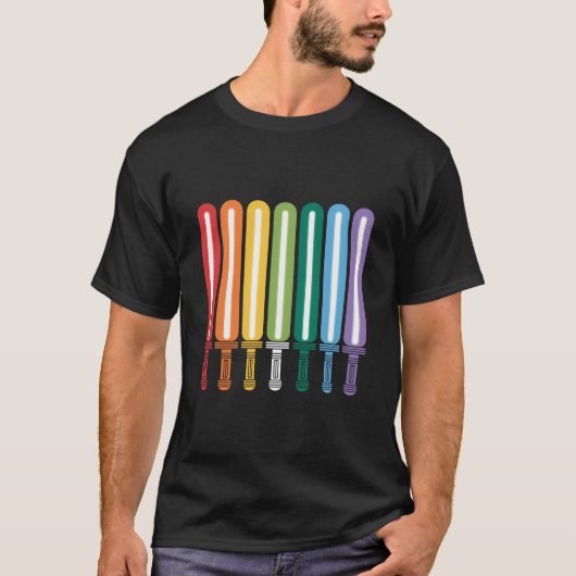 T-shirt GAY PRIDE du drapeau LGBT (Devant)
