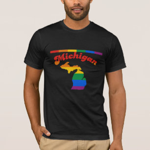 T-SHIRT GAY PRIDE DU MICHIGAN