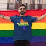 T-shirt Gay pride du Texas<br><div class="desc">Le Texas se remplit d'un bel arc-en-ciel. Grand cadeau gay pride pour un Austinite ou LGBT Texan. Un gay Texas tee.</div>